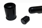 Black rubber bushings with 'Blair' branding on a white background